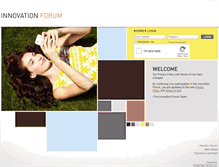 Tablet Screenshot of innovationforum.com